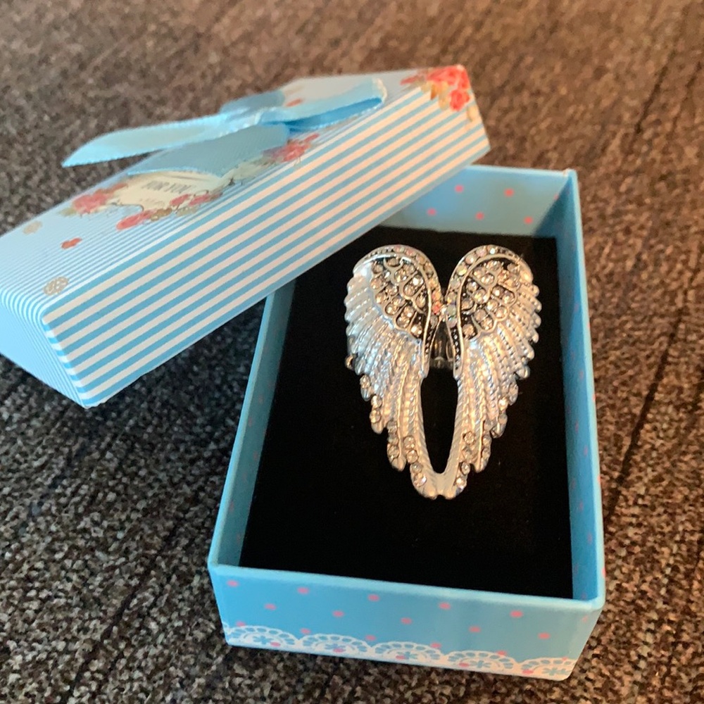 Guardian Angel Wings Ring